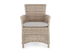 Fauteuil de jardin tressages fibres synthétiques beige Lumenao ZPLD08121