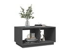 Table basse Gris 80x50x40 cm Bois massif de pin UAQB23486