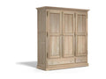 armoire 3 portes / tiroirs Lumenao - bois naturel BXLO24464
