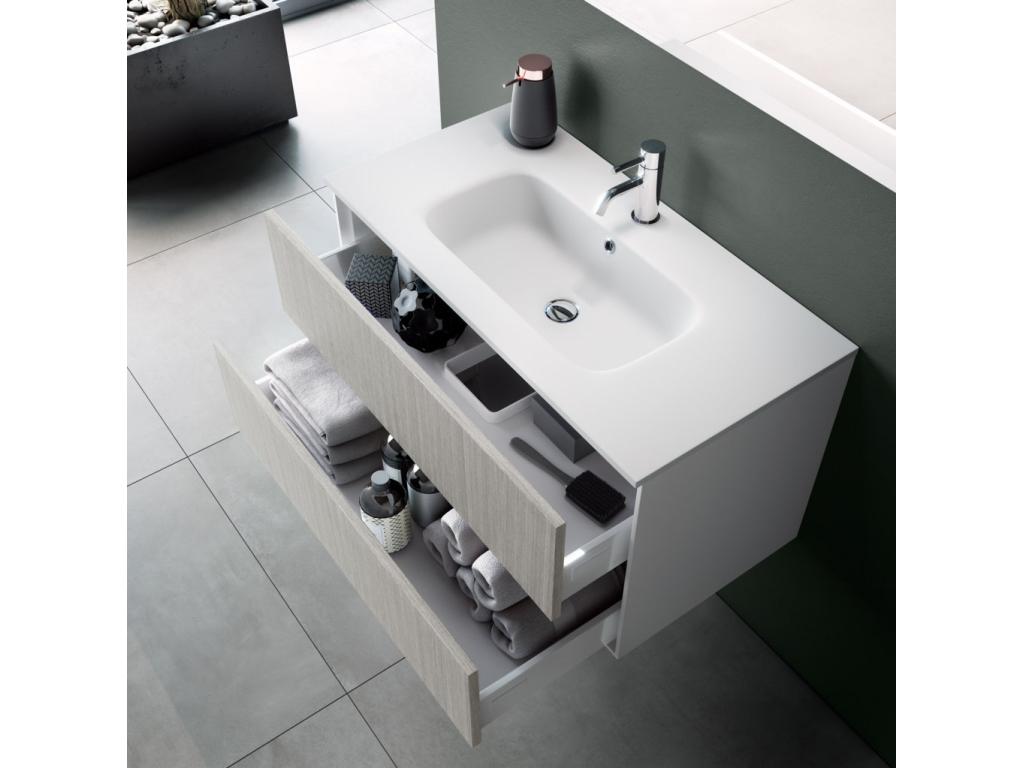 Ensemble de salle de bain 4 pièces Zensova chêne cendré RTTH81208