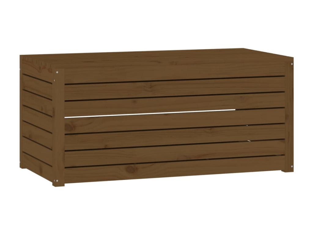 Boîte de jardin marron miel 101x50.5x46.5 cm bois massif de pin ZRKI70871