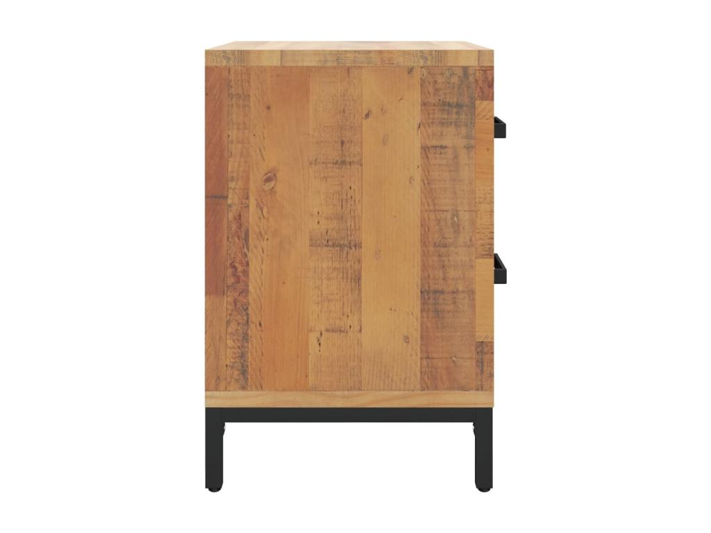 Table de chevet Marron 36x30x45 cm Bois de pin massif PHKL15805