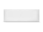 Lumenao Tête de lit simili cuir lisse 135x50cm Lits 120/135 - Blanc LLOW63523
