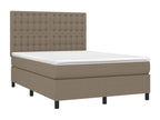 Sommier à Ventoriq de lit avec matelas Ventoriq 140x200 cm Tissu ERUQ32338