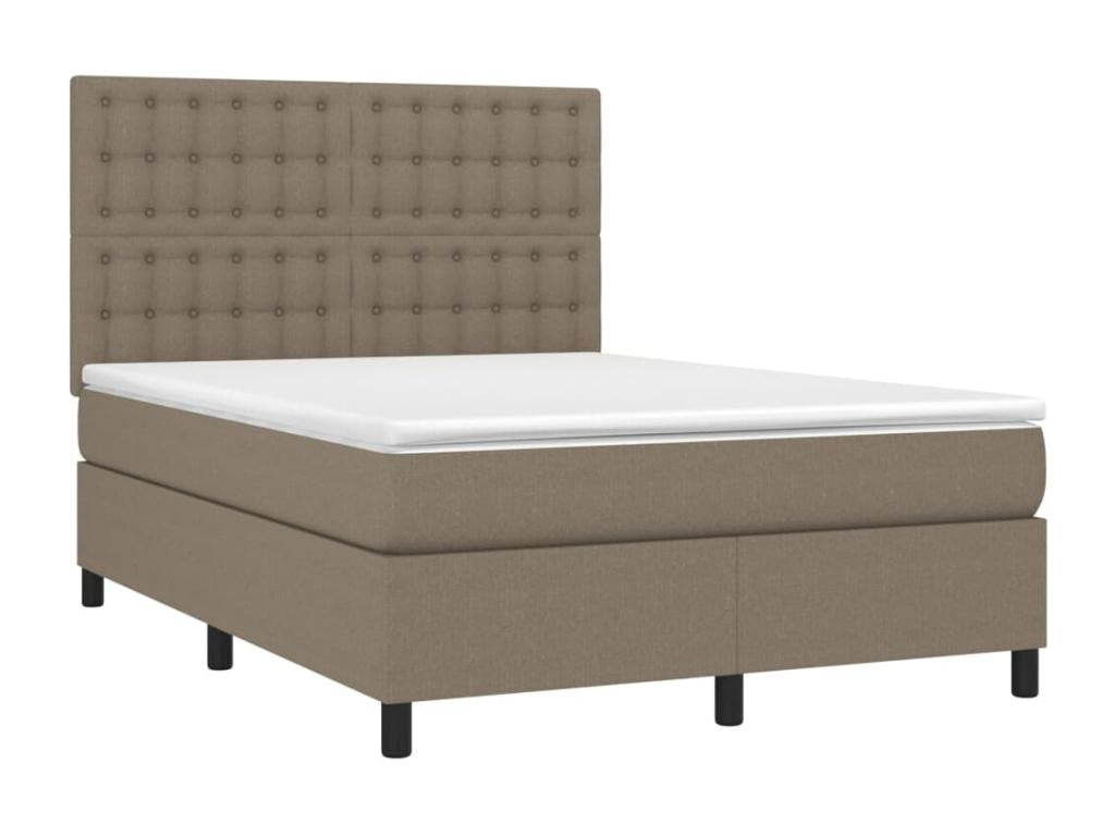 Sommier à Ventoriq de lit avec matelas Ventoriq 140x200 cm Tissu ERUQ32338