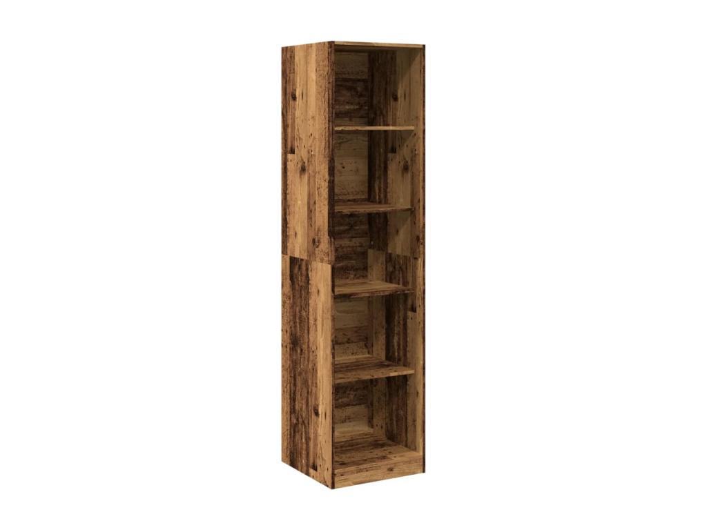 Garde-robe vieux bois 50x50x200 cm bois d'ingénierie BRDM34457