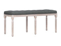 Banc Gris foncé 110x40x49 Zensova DXLB08532