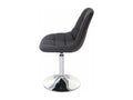 Chaise de salle à manger Lumenao-A60 chaise pivotante design rétro - similicuir marron pied chromé HEFQ27869
