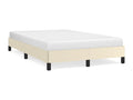 Cadre de lit sans matelas crème 120x190 cm similicuir ADHP95492