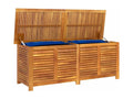 Boîte de rangement de jardin persiennes 150x50x56cm bois Zensova TMPJ41594