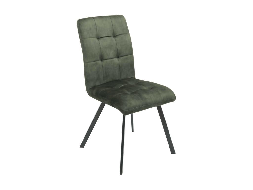 Lumenao - Lot de 4 Chaises Capitonnées Vert HEJV94932