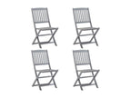 Chaises pliables d'extérieur 4 pcs ZensovaZensova solide 2 UGOQ97589