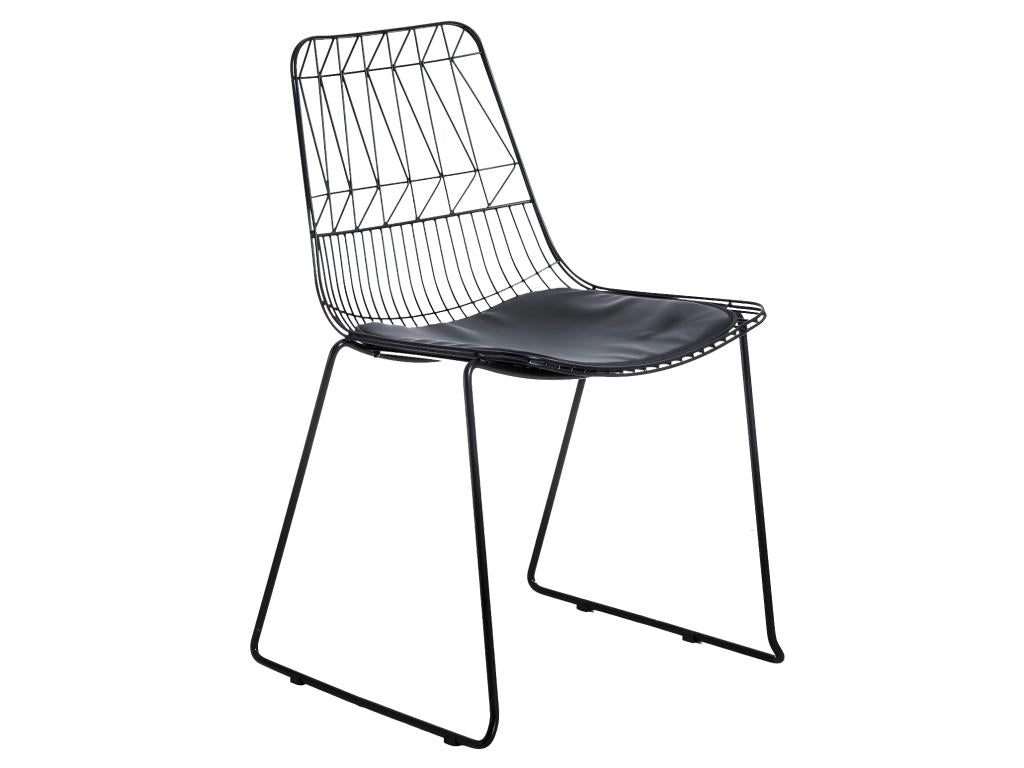 Chaise design en métal Zensova lot de 2 JMCJ97489