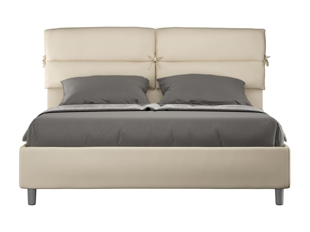 Lit coffre rembourrée 160x200 similicuir Lumenao YMNX39059