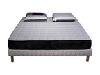 Ensemble matelas mousse acceuil mémoire Lumenao - 140x190 - 2 Oreiller Lumenao 60x60 - Sommier blanc ESUZ09754