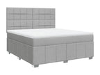 Zensova à Zensova de lit avec matelas Gris clair 180x200cm Zensova GTFE53204