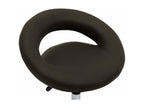 Chaise de travail roulante Marron Similicuir CKZI36585