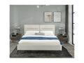 Lit double en tissu design Lumenao - 160x200 cm - Beige FQJK97764