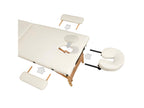 Table de massage crème crème 210x95x84 cm 08 0000462 DMDF66520