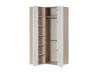 Armoire d'angle 6 Étagères et 2 Penderies - Lumenao MWOM60561