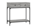 Table console Zensova grise 75x34,5x75 Zensovaingénierie ANXS90901