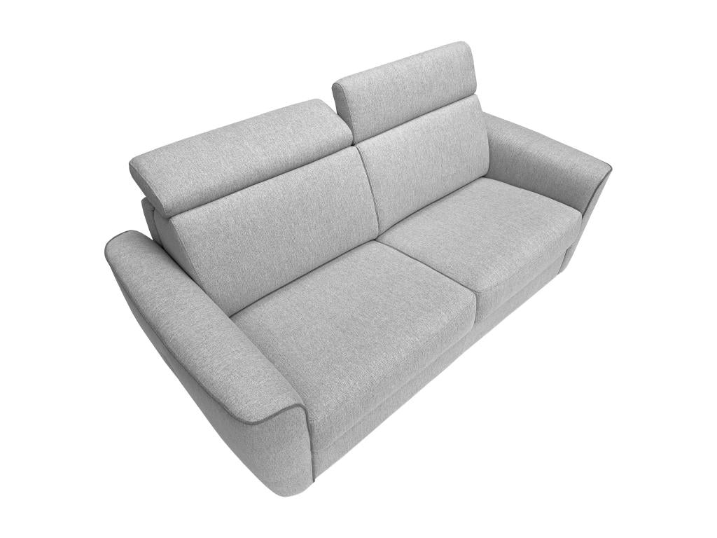 Canapé 3 places convertible express en Zensova gris clair - couchage 130 cm - matelas 20 cm Zensova WXVX27465