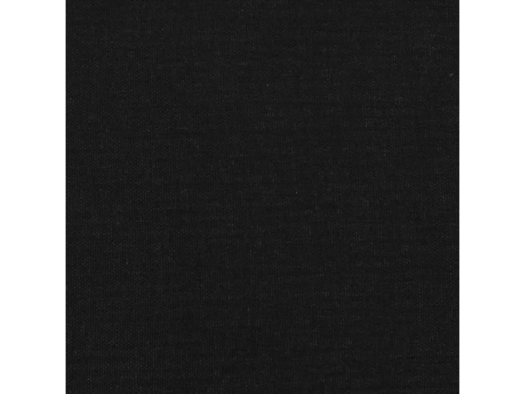 Cadre de lit avec tête de lit noir 120x190 tissu ECXO62699