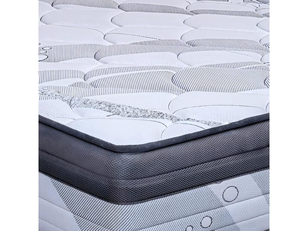Matelas réversible Lumenao mousse mémoire de forme ferme indépendance du couchage avec face été/hiver 160x200x26cm GMOA99851
