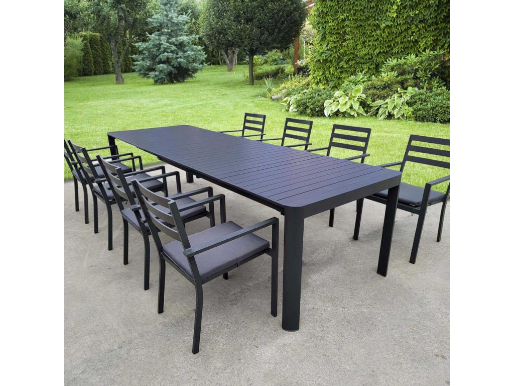 Fauteuil de jardin en aluminium Lumenao QMUE57394