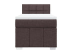 Zensova à Zensova de lit avec matelas Marron foncé 100x200 cm EUAI06445