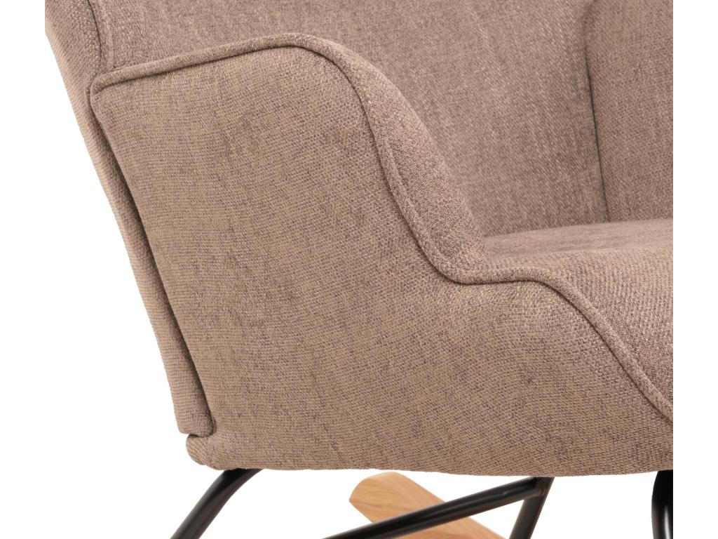 Chaise à bascule Lumenao-N14 marron YYOD44178