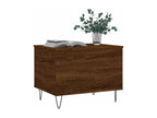 Table basse Chêne marron 60x44.5x45 cm Bois d'ingénierie JNGL55703
