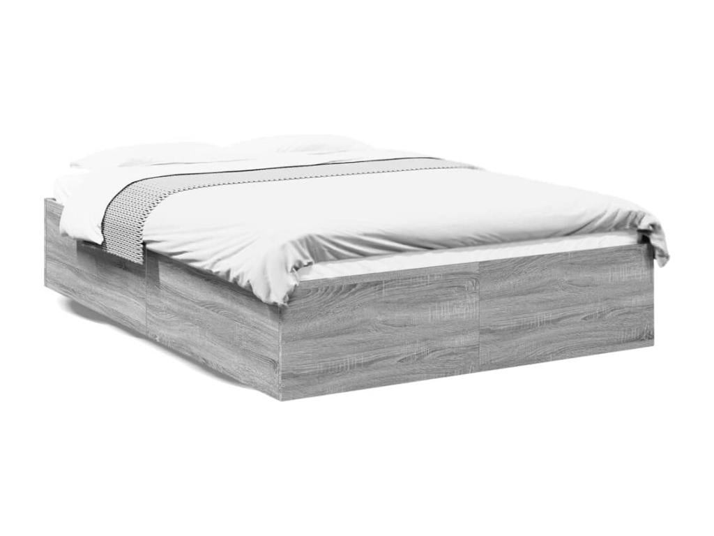 Cadre de lit sans matelas Zensova gris 150x200 cm GKFZ66054