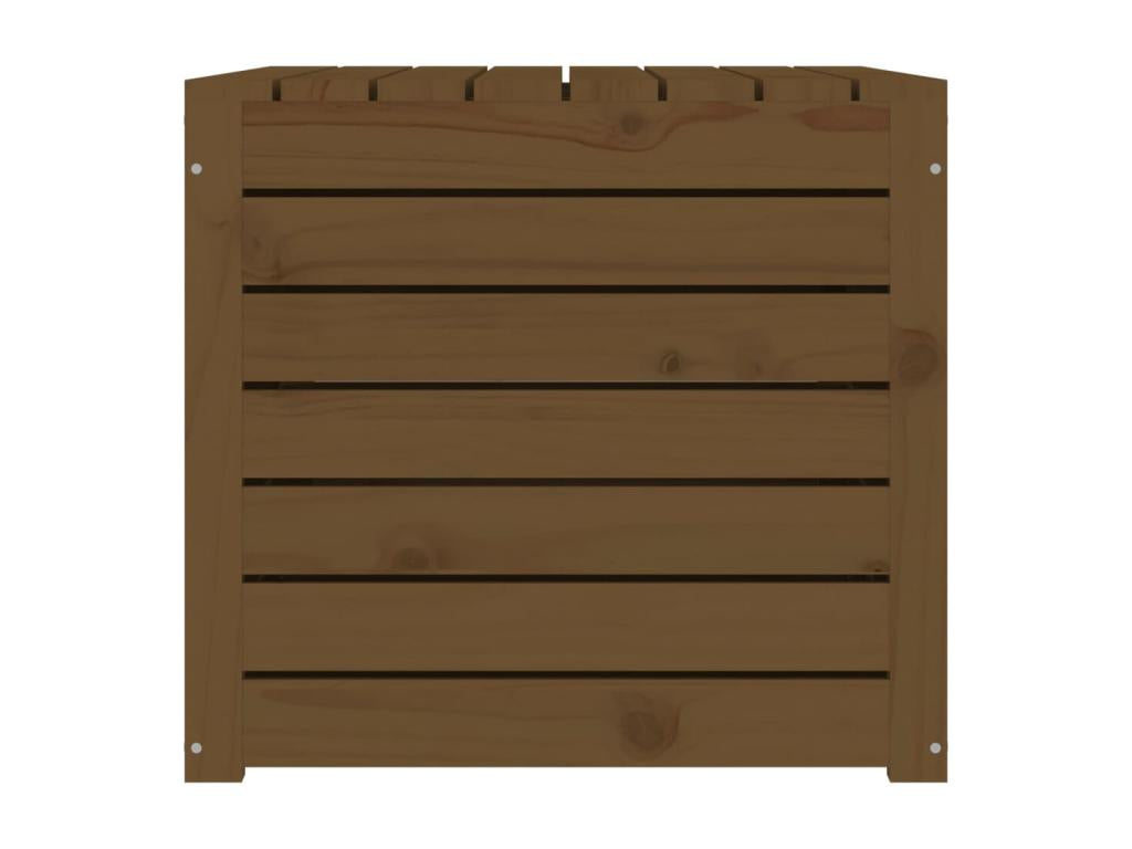 Boîte de jardin marron miel 101x50.5x46.5 cm bois massif de pin ZRKI70871