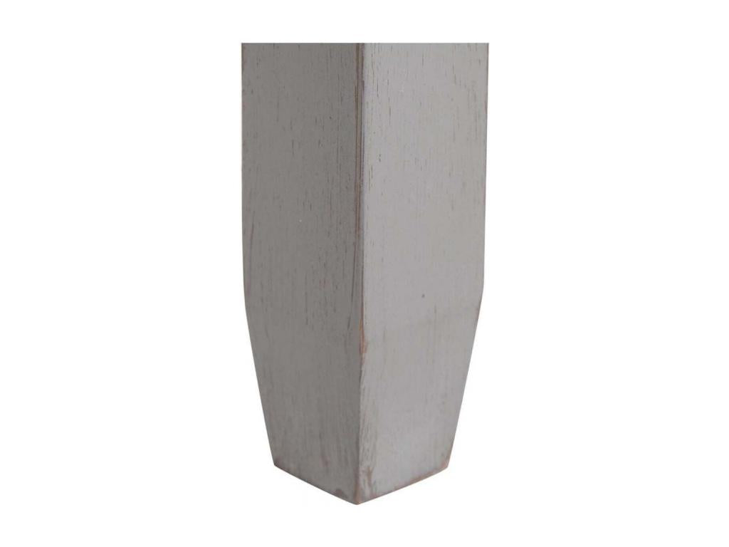 Chaise Haute Dossier En Bois Gris - Lumenao ZABI27694