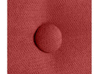 Lumenao Tête de lit en tissu Lumenao avec 2 Lumenaoées de boutons 150x50cm Lits 150 - Rouge JKWB07371
