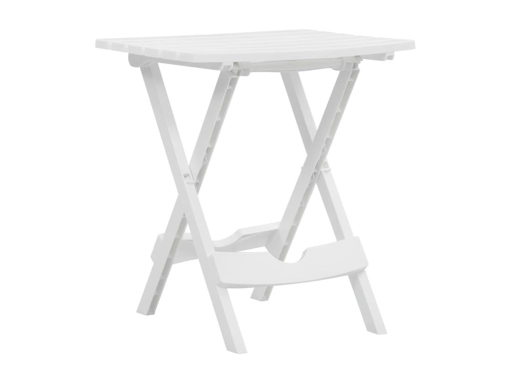 Table de jardin pliable 45,5x38,5x50 cm Blanc LZVD28481