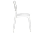 Chaises de jardin lot de 2 Blanc Polypropylène WFSP36575