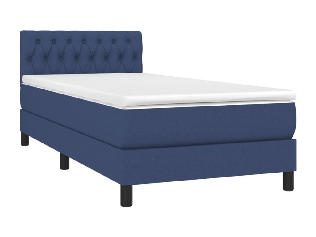 Zensova à Zensova de lit avec matelas Bleu 90x190 Zensova PMGD76180