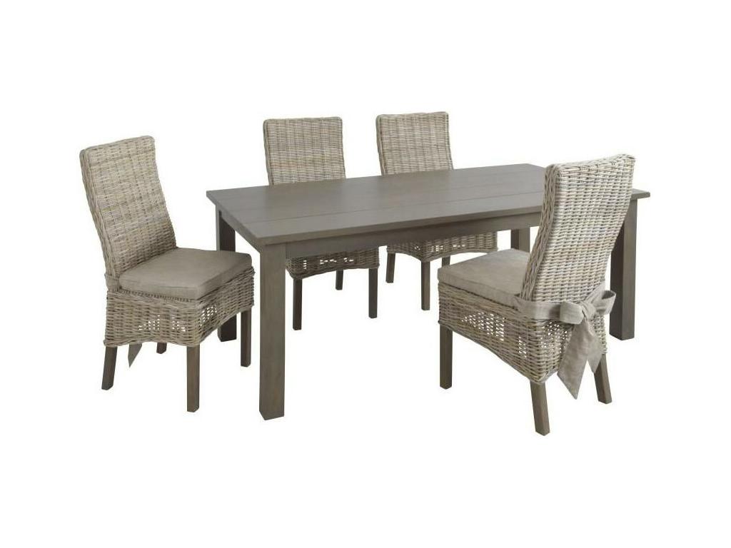 Table en bois Zensova 6 personnes MAGT86459