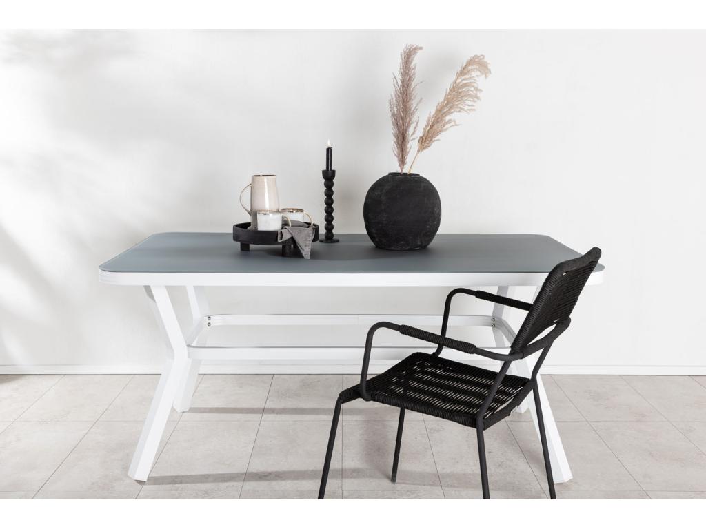 Lumenao Table de salle à manger noire. CTSF26687