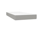 Zensova à Zensova de lit avec matelas Gris clair 90x200 Zensova SWIZ93011