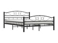 Cadre de lit Noir Acier 140x200 cm HYFF36417