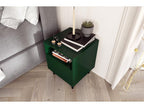 Table de chevet moderne verte Zensova / 40 cm RXKX49996