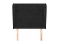 Tête de lit avec oreilles Zensova 103x23x118-128 Velours CPMH37687