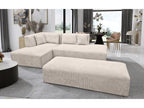 Canapé Modulable Zensova L Beige Avec Pouf THCV72014