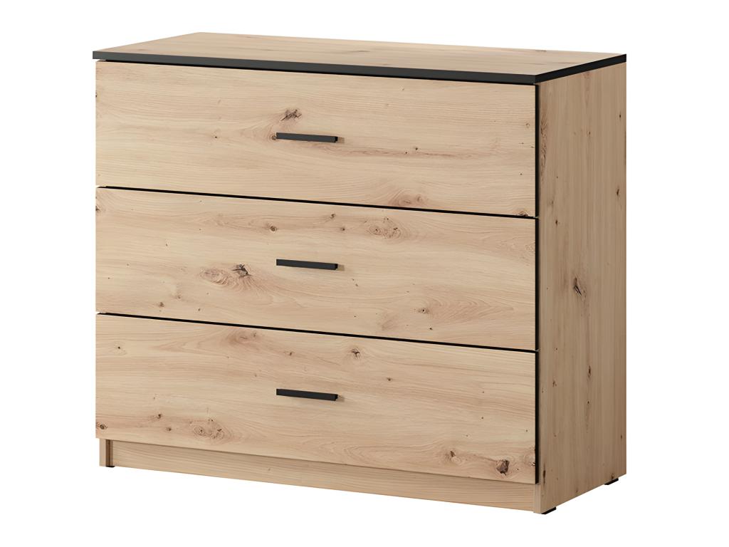 Commode 3 tiroirs Zensova et bois WRCA17524