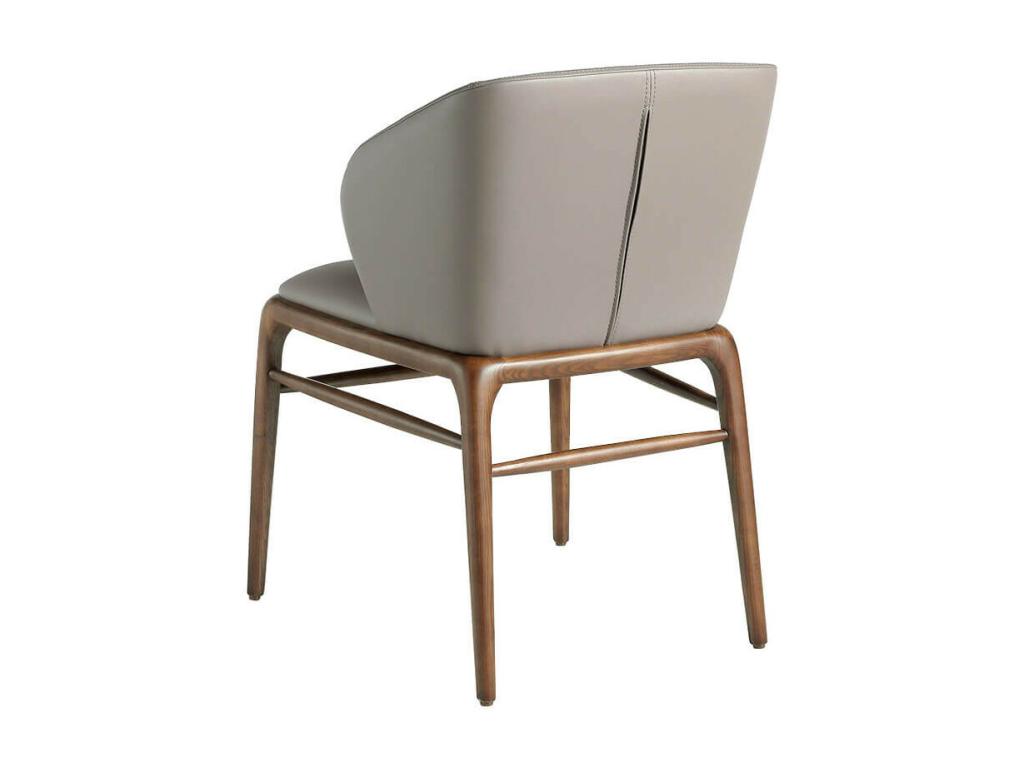 Chaise design en bois de frêne et simili cuir Zensova - Lot de 2-Couleur Zensova 00 Blanc LNND80767