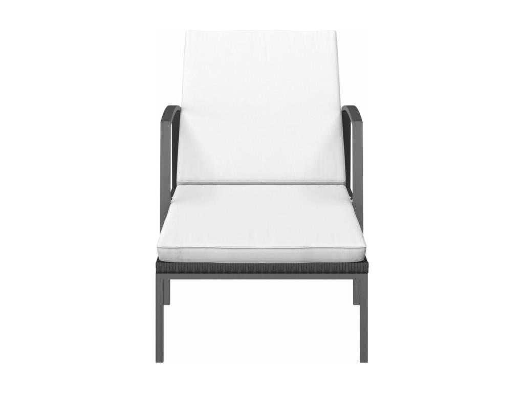 Transat chaise longue bain résine noire 195x60x53 cm 02 0012531 URXE06235