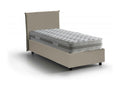 Lit simple Zensova Lit coffre avec revêtement en éco-cuir Made in Italy Ouverture latérale avec matelas 80x190 cm inclus Zensova ISFE97054